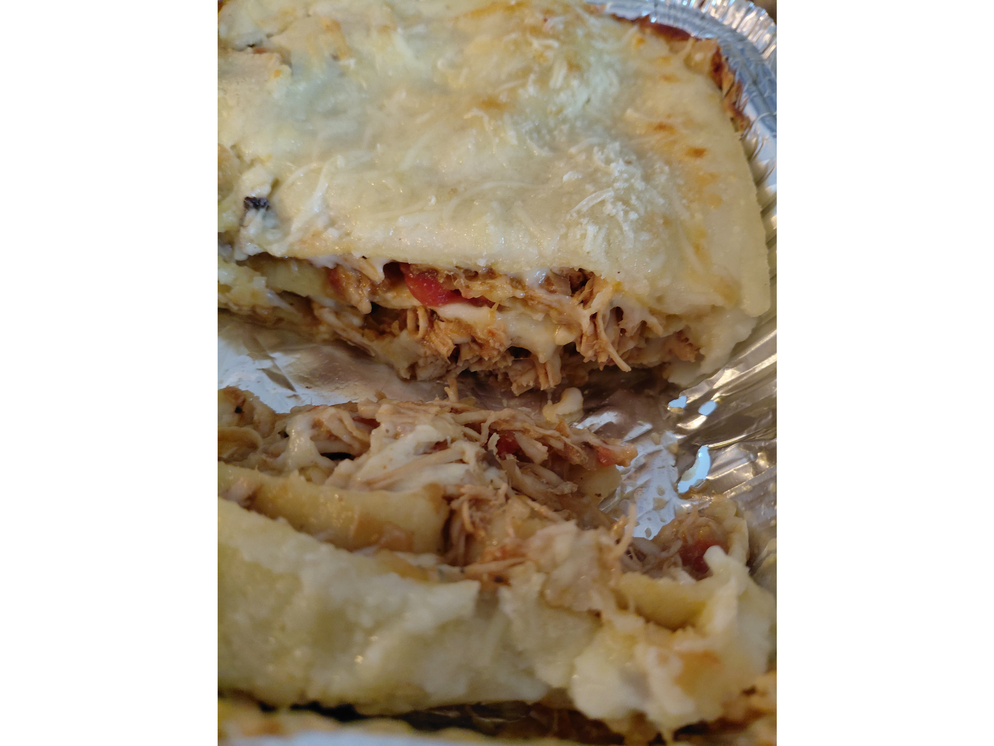 Lasagna de Pollo al champignon