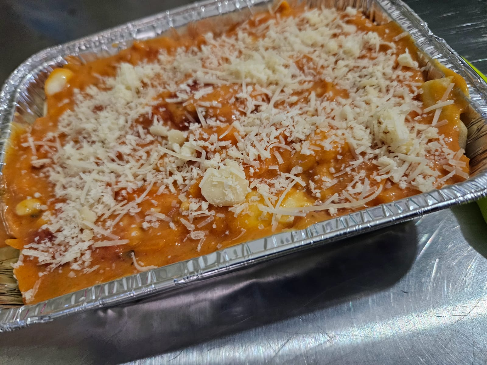 Canelones de calabaza y mozzarella