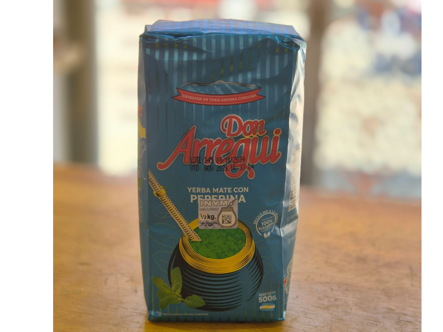 YERBA ARREGUI PEPERINA 500GRS X UNIDAD