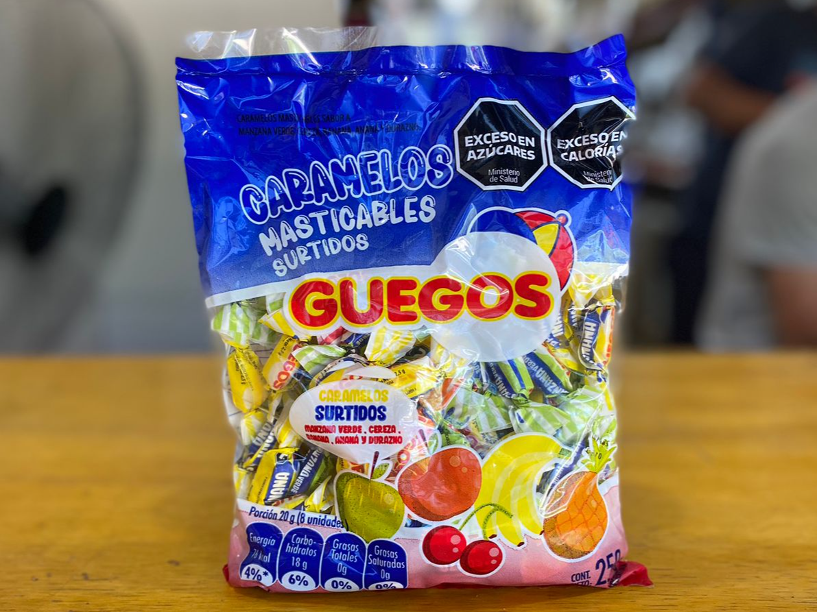 CARAMELOS MASTICABLES X 250GRS