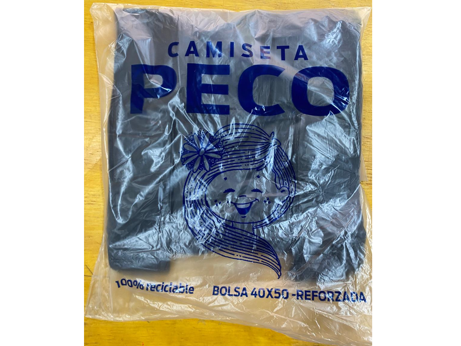 BOLSA CAMISETA 40X50 PECO X BULTO