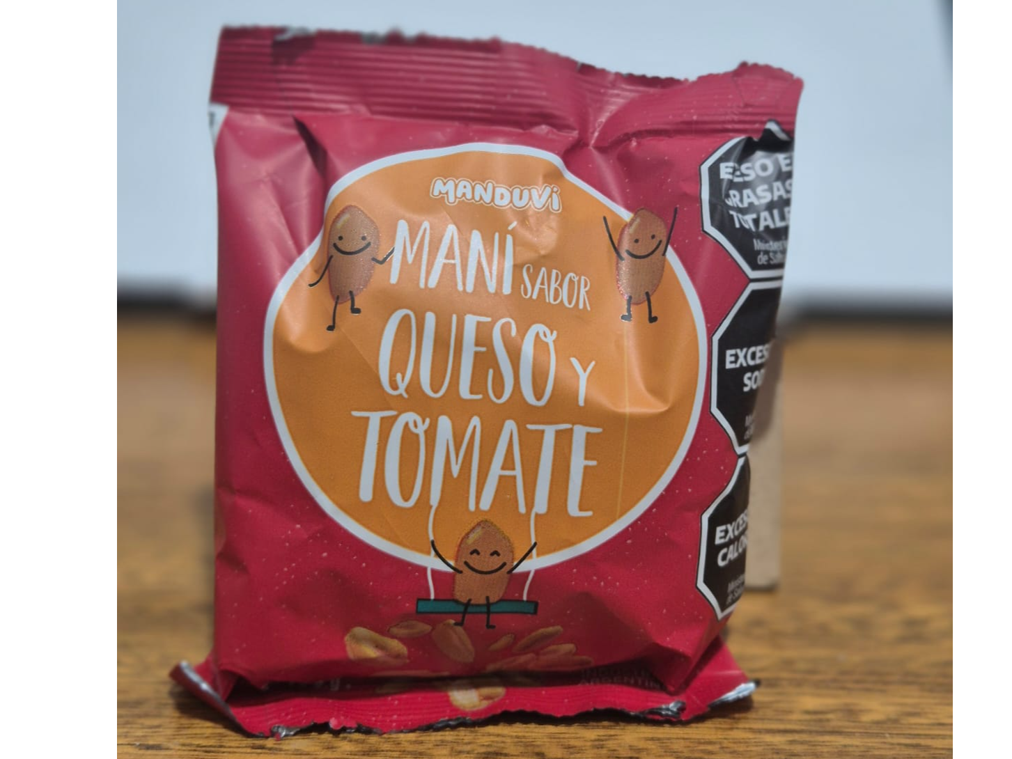 MANI MANDUVI SABORIZADO QUESO Y TOMATE 120 GRS