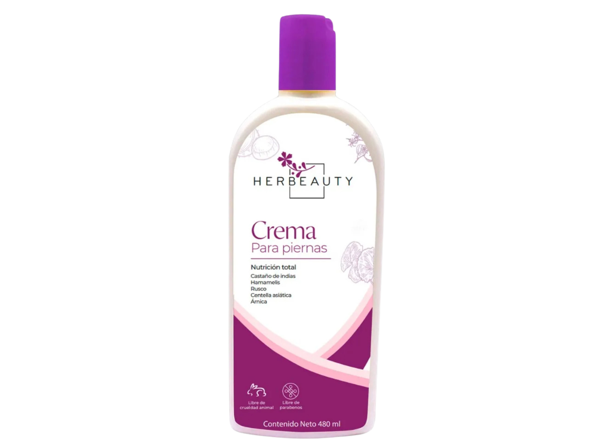CREMA COLAGENO HERBEAUTY NATURAL SKIN CARE, PIERNAS CANSADAS 480ML ALTERNATIVAS NATURALES