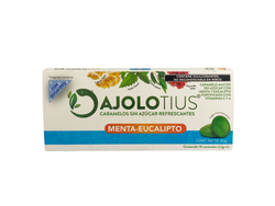 PASTILLA REFRESCANTE MENTA-EUCALIPTO SIN AZUCAR 10 PASTILLAS 2,2 G(AJOLOTIUS)