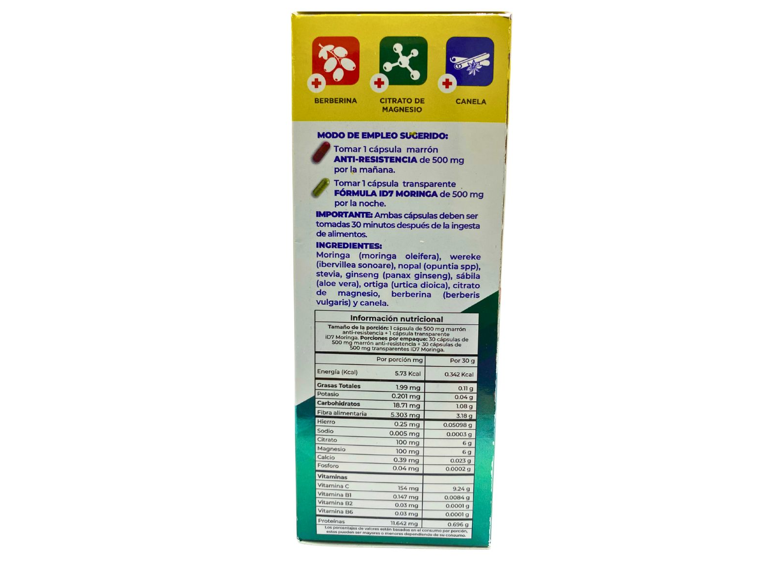 ID7 MORINGA DOBLE RESULTADO 60 CAPS XOTLA