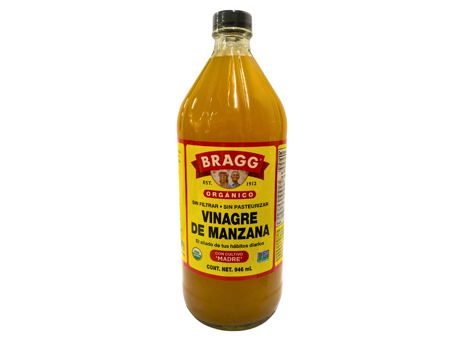 VINAGRE DE MANZANA APPLE CIDER VINEGAR 946 ML BRAGG SMART NATUREGANIX