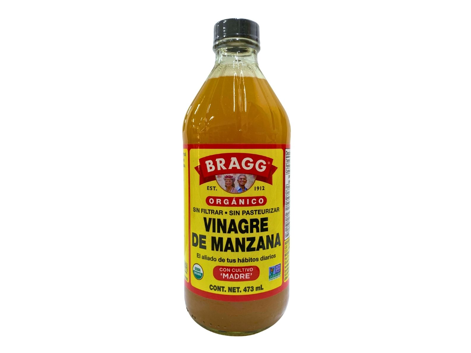 VINAGRE DE MANZANA APPLE CIDER VINEGAR 473 ML BRAGG NATUREGANIX