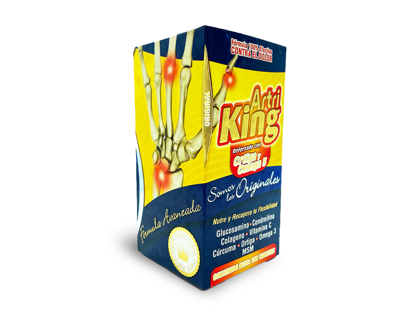 ARTRI KING C/ 100 TAB REFORZADO CON ORTIGA Y OMEGA 3 MULTI NATURISTA MAYORISTA