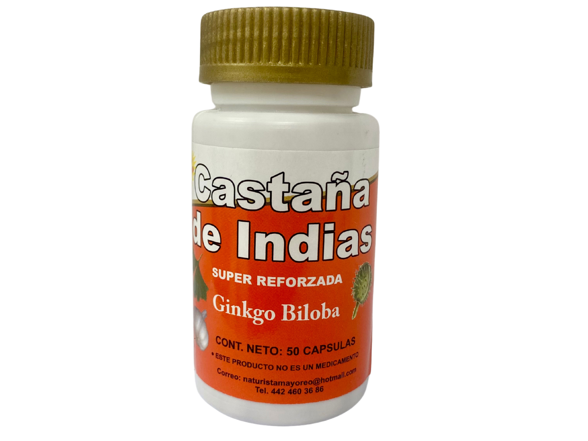 CASTAÑA DE INDIAS SUPER REFORZADA GINKGO BILOBA 50 CAPS BIOEXPRESS
