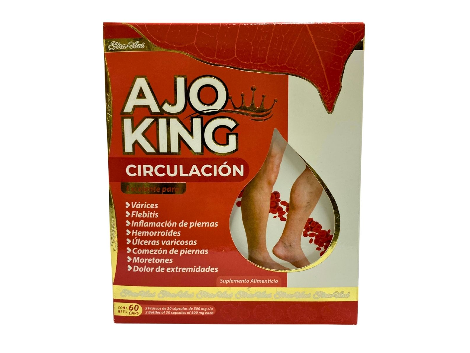 AJO KING CIRCULACIÓN 30 CAPS