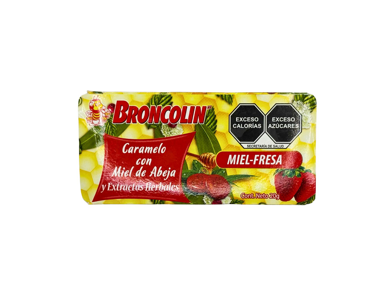 CARAMELO CON MIEL DE ABEJA BRONCOLIN - SABORES DIVERSOS- ROMA