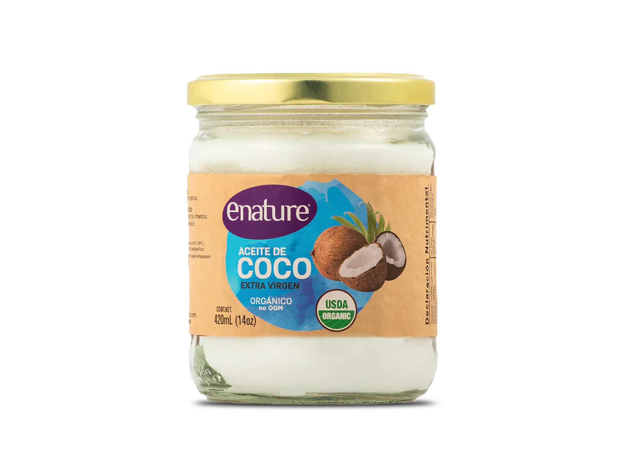 ACEITE DE COCO ORGANICO 420 ML ENATURE