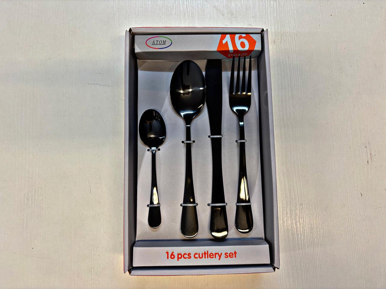 JUEGO DE CUBIERTOS PREMIUM EN CAJA 16 PIEZAS