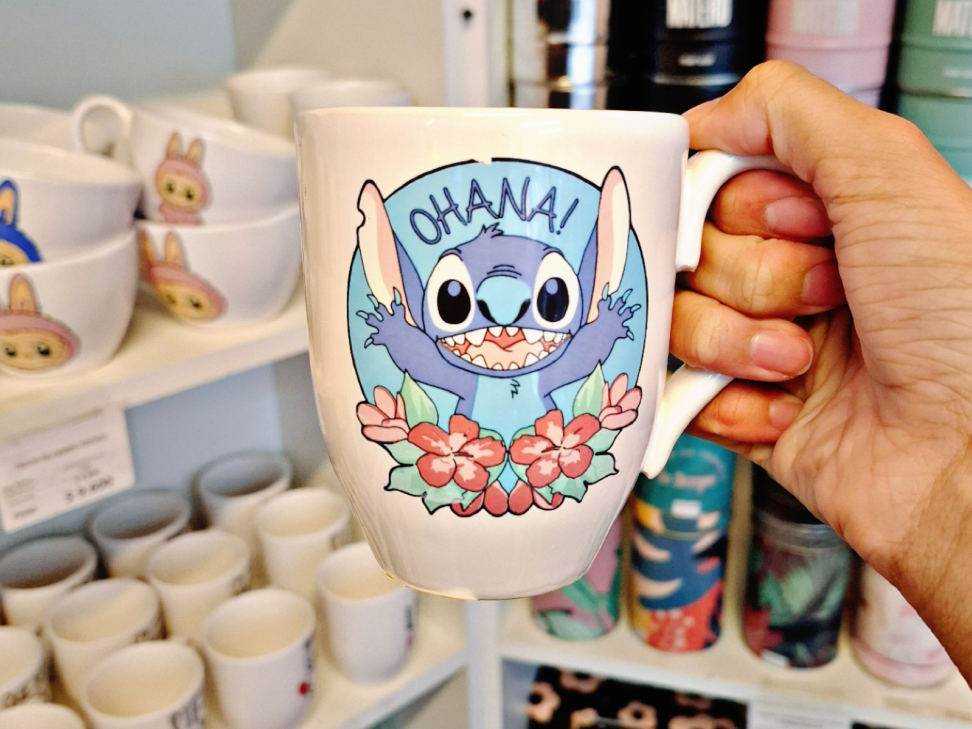 Taza de ceramica mod stitch