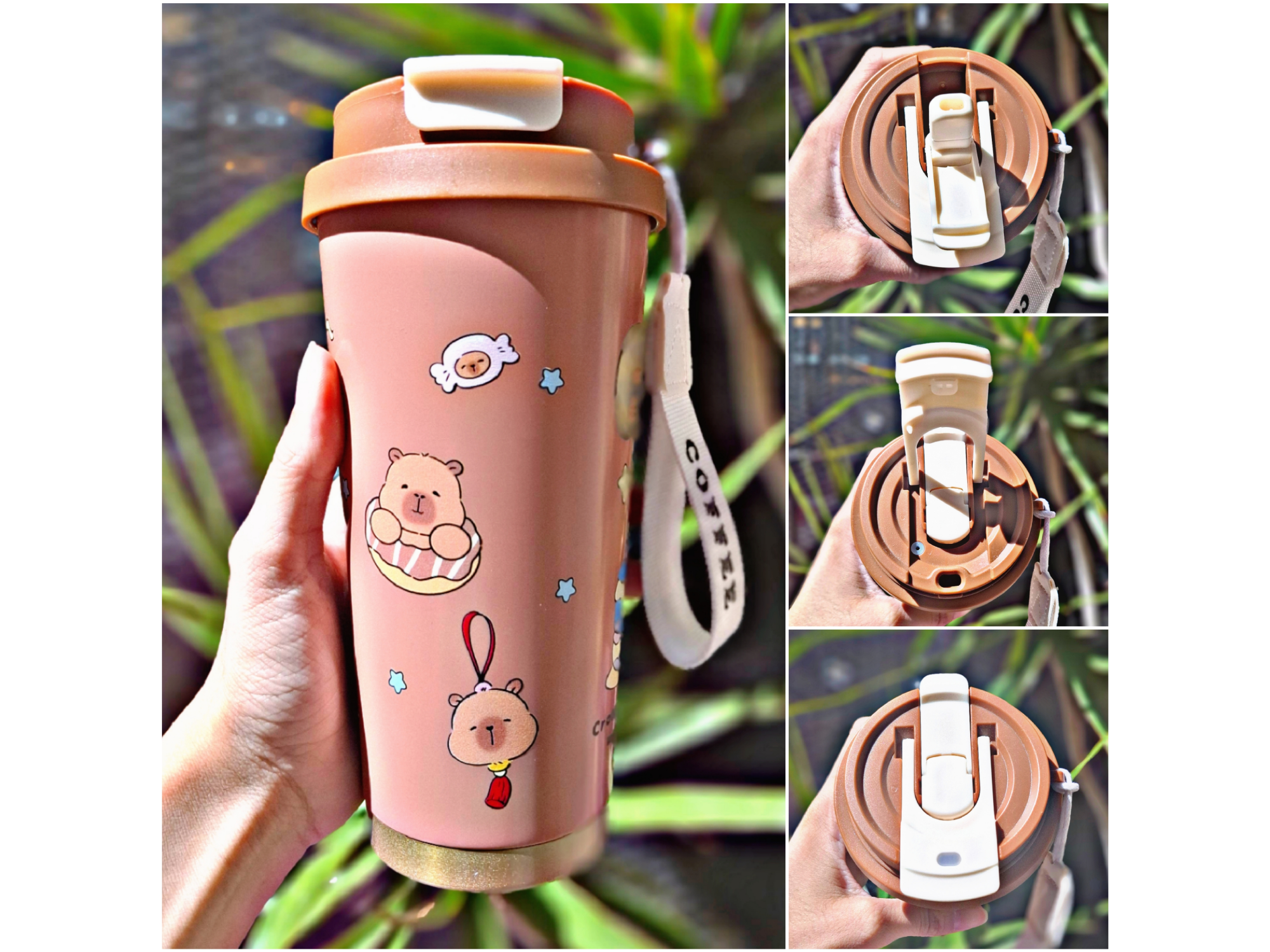 Vaso termico Capybara 500ml colores