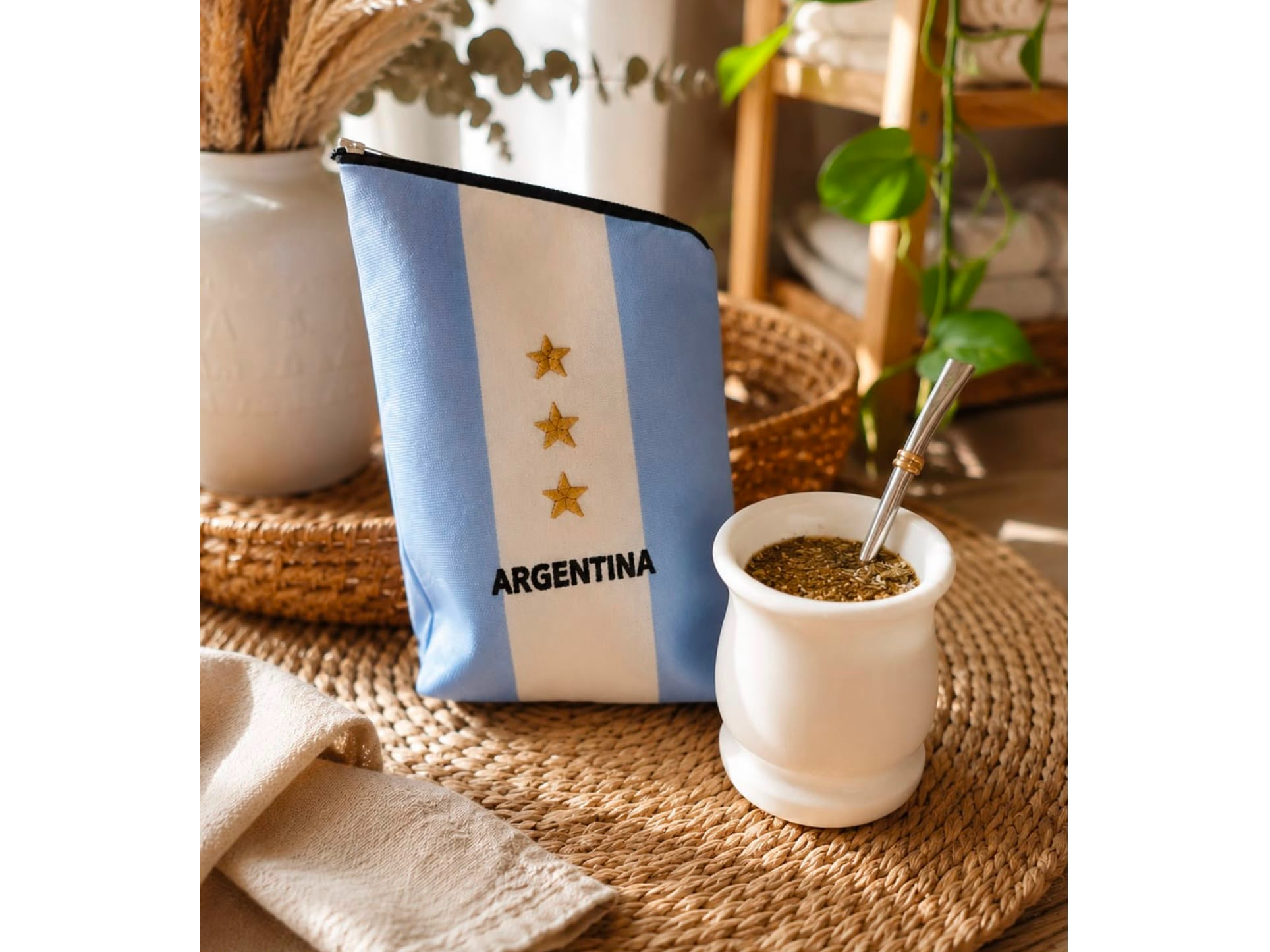 KIT MATE DE PLASTICO + CHAULATA ARGENTINA