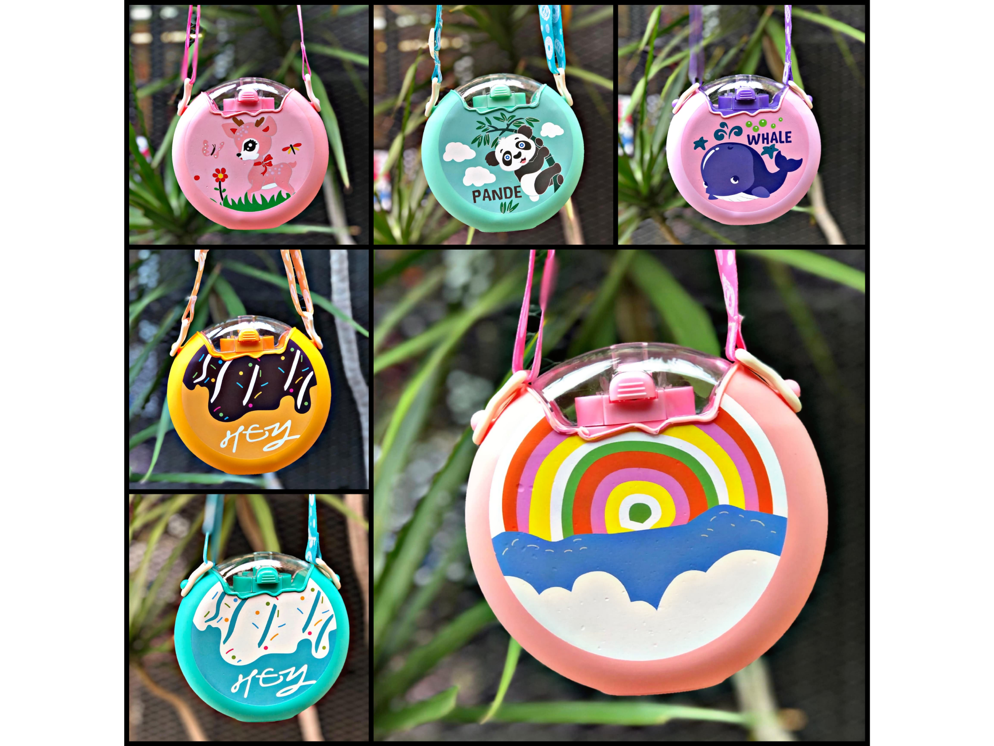 Cantimplora infantil redondas 450ml