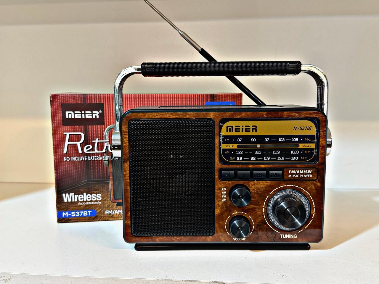 RADIO RETRO BLUETOOTH MEIER M-537BT