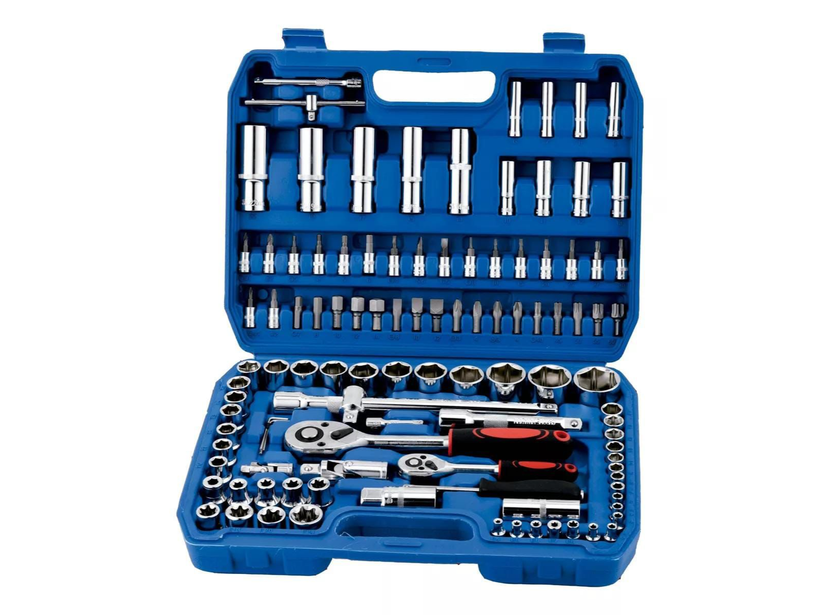 CAJA DE TUBOS 108 PCS AZUL