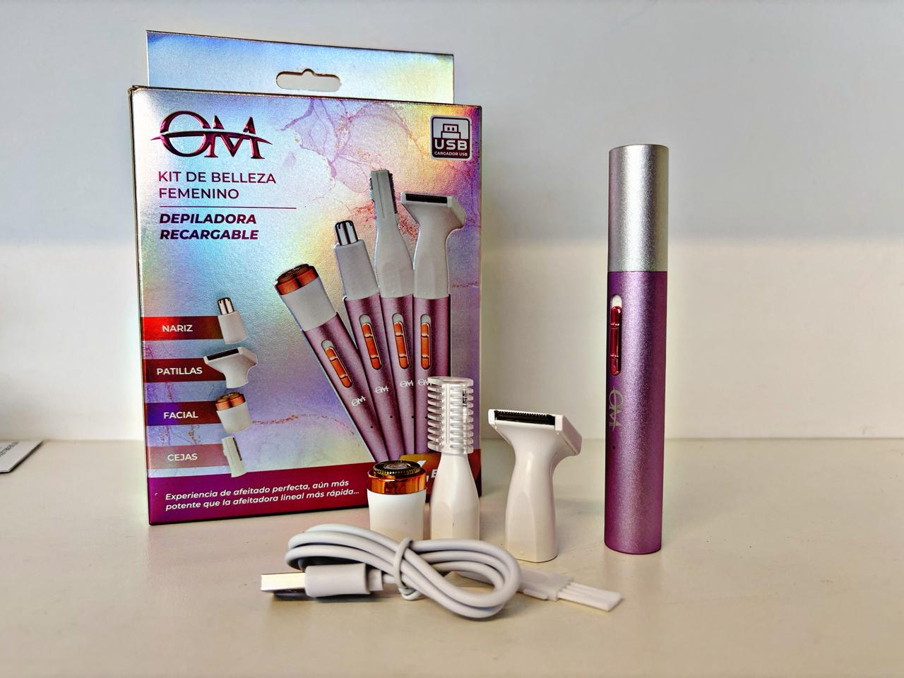 DEPILADORA/KIT DE BELLEZA OM-6020