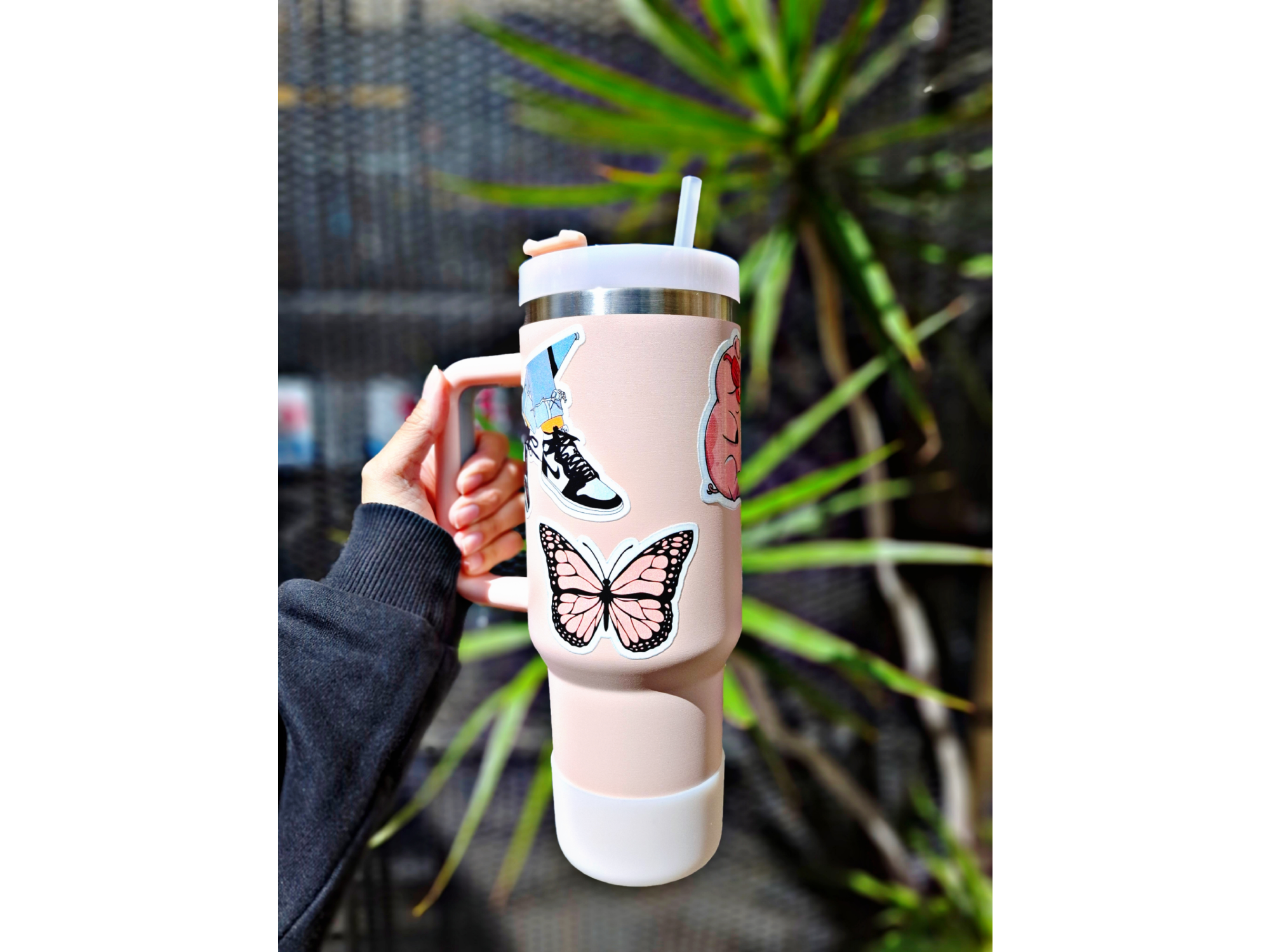 Vaso quencher con stickers