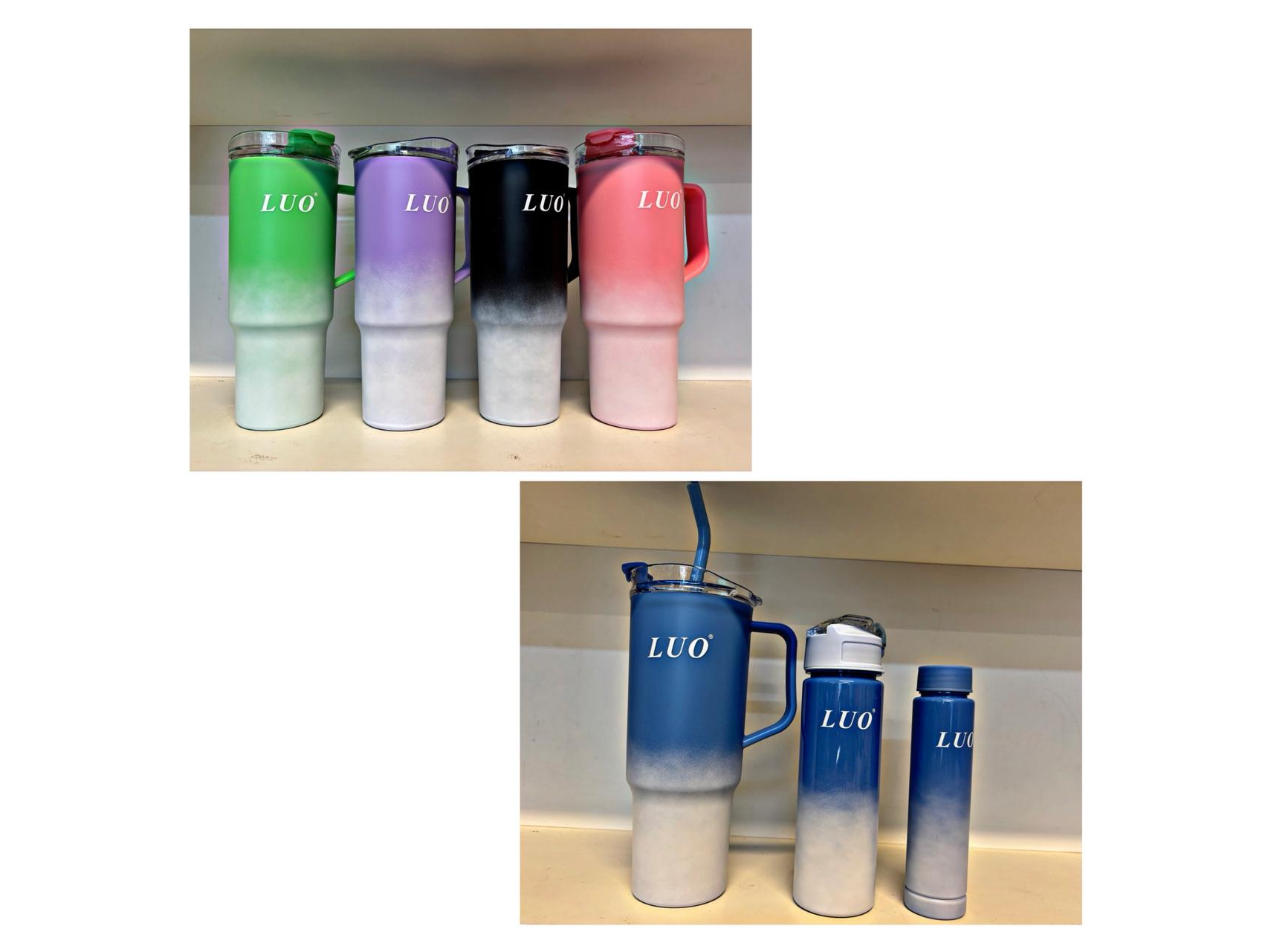 VASO QUENCHER DE PLASTICO LUO 3 EN 1