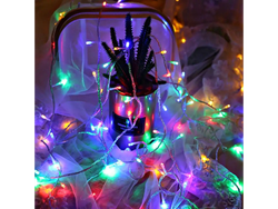 Guirnalda de luz eléctrica Arroz 200 led Multicolor *(15 mts)*