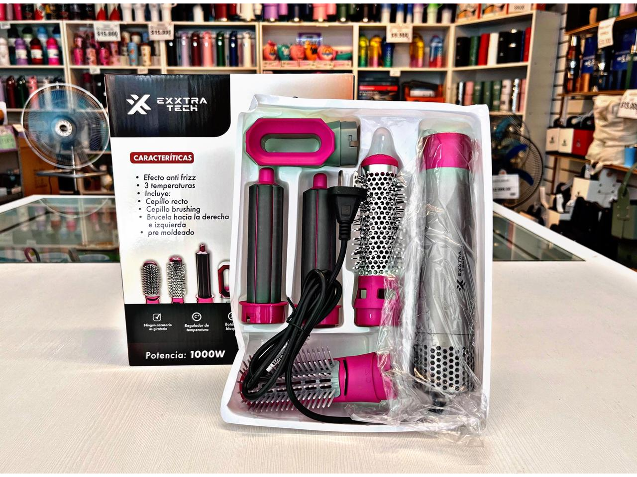 CEPILLO SECADOR MODELADOR 5 EN 1 EXTRA TECH