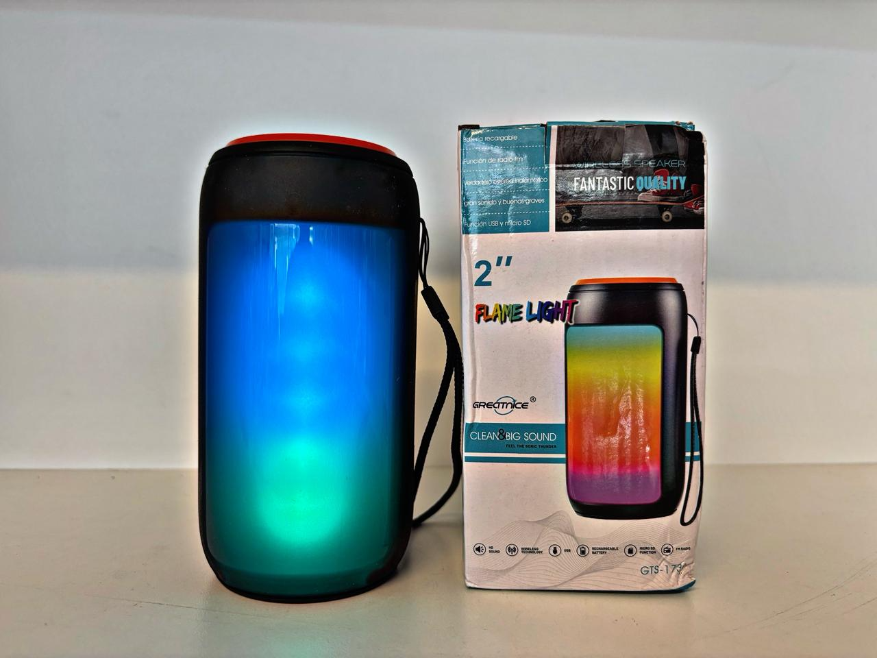 PARLANTE 2" GREATNICE CON LUCES RGB