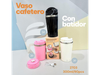VASO CAFETERO CON BATIDOR