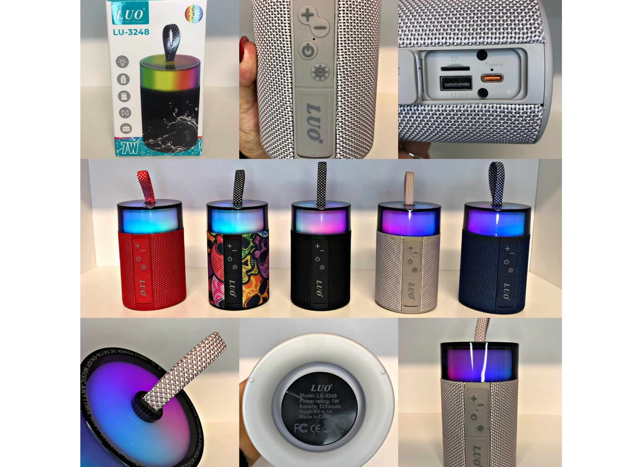 Parlante Bluetooth LUO 7W - LU-3248-