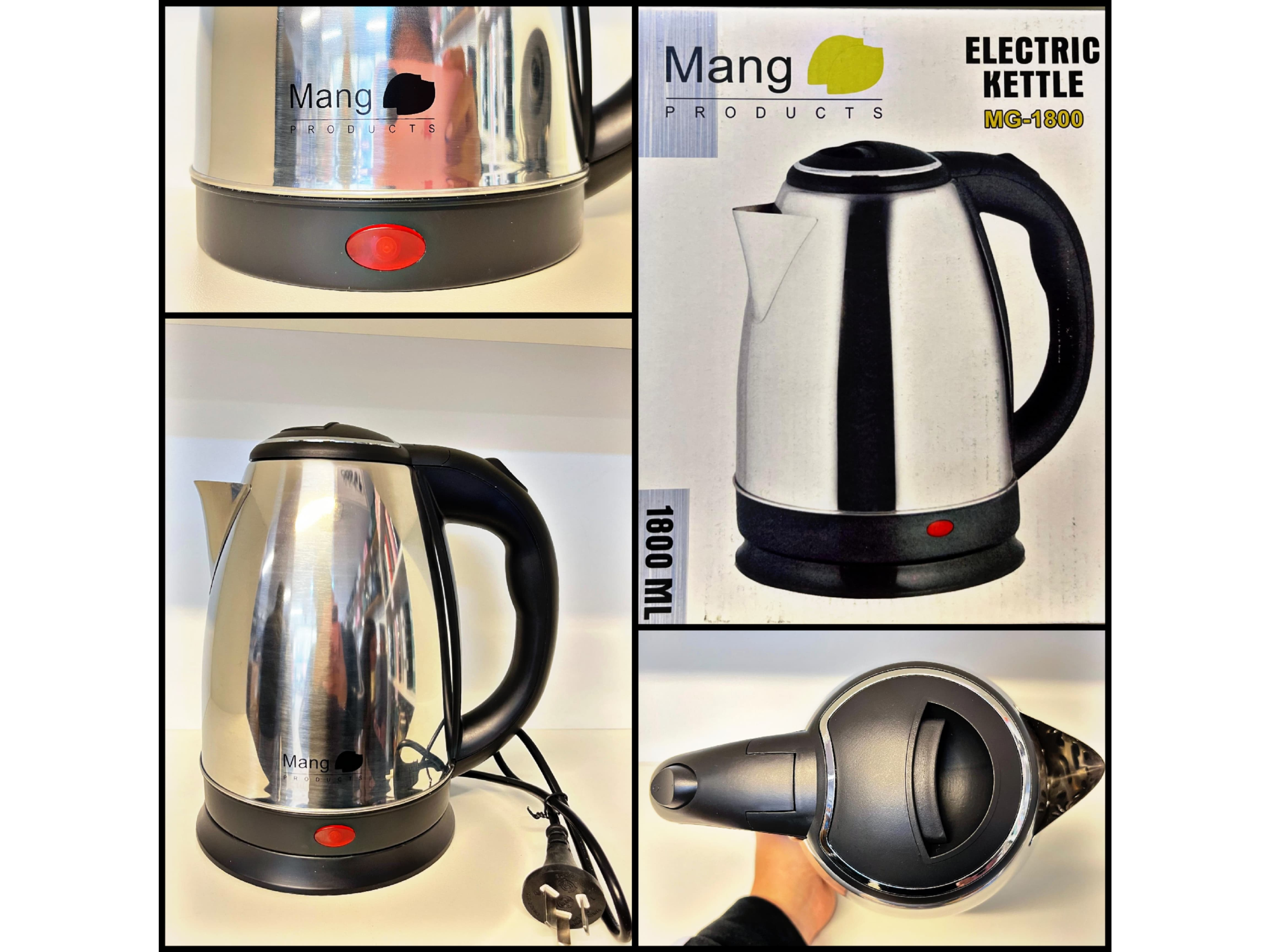 Pava eléctrica 1800ml