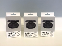 Auriculares inalámbricos color negro A6S