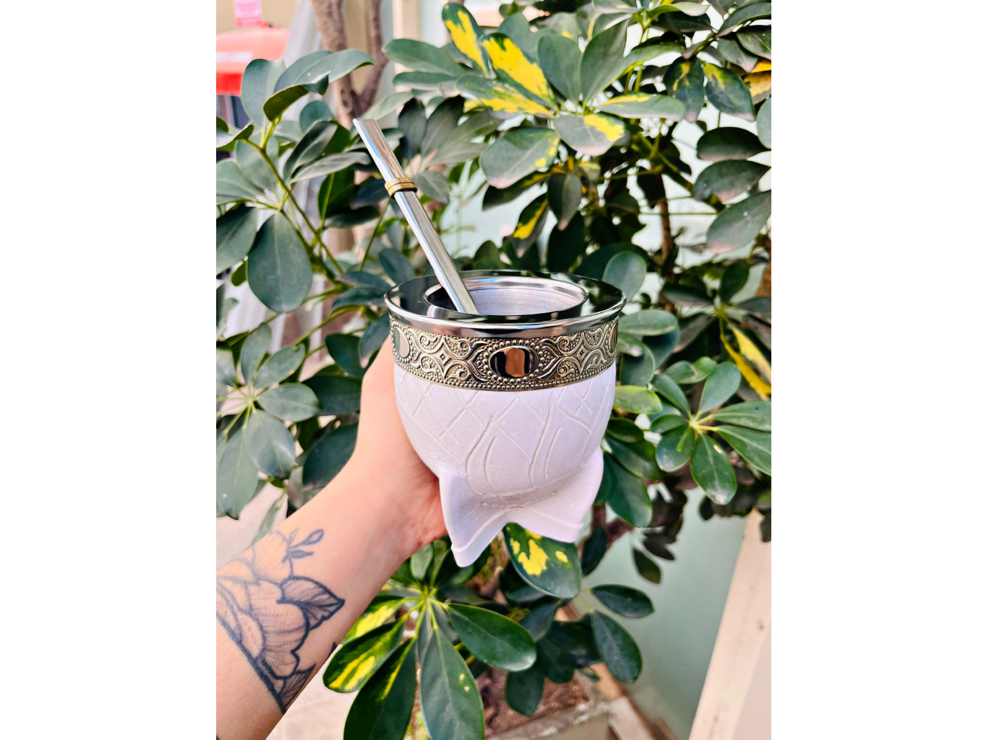 Mate imperial labrado de acero