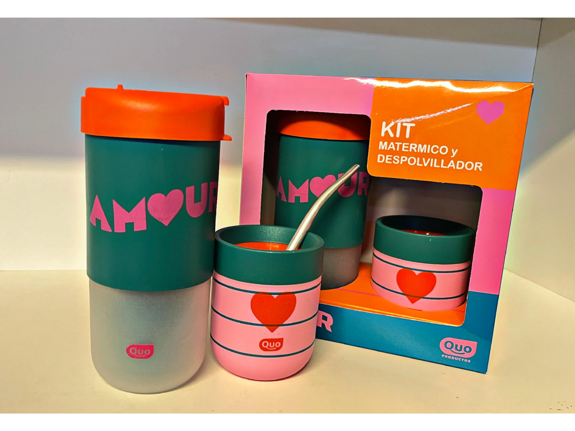 Kit despolvillador con mate "Amor"