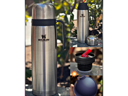 Termo media manija con grabado stanley