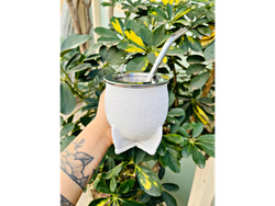 Mate Camionero labrado de acero