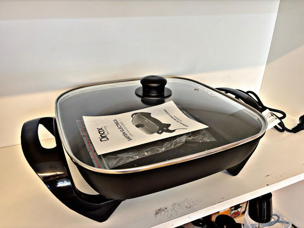OLLA ELECTRICA DINAX CON TAPA DE VIDRIO 1500W