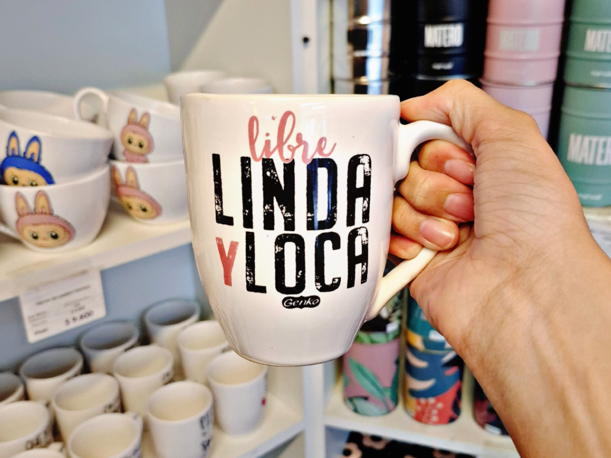 Taza de cerámica mod frases
