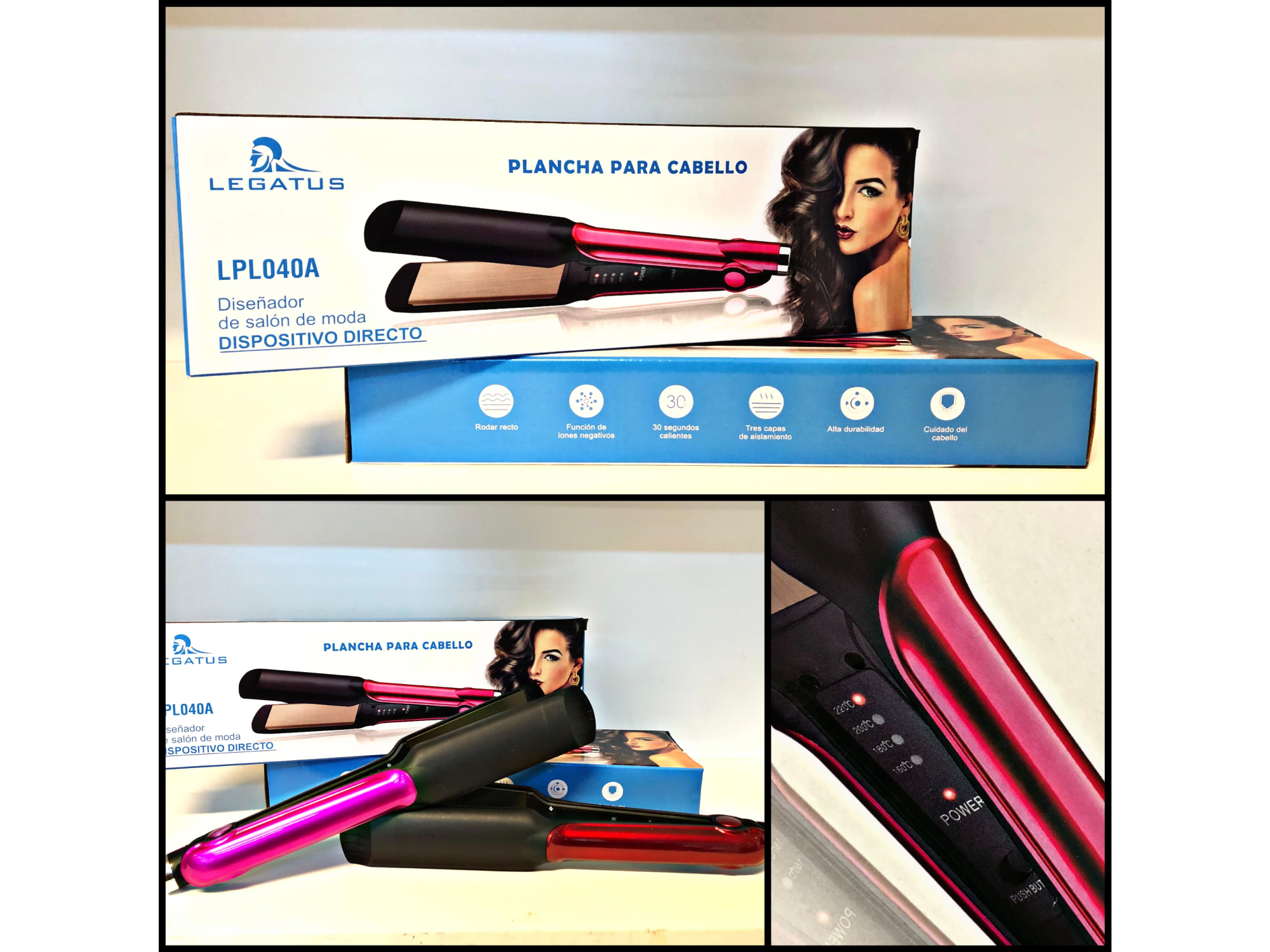 Planchita de pelo LEGATUS