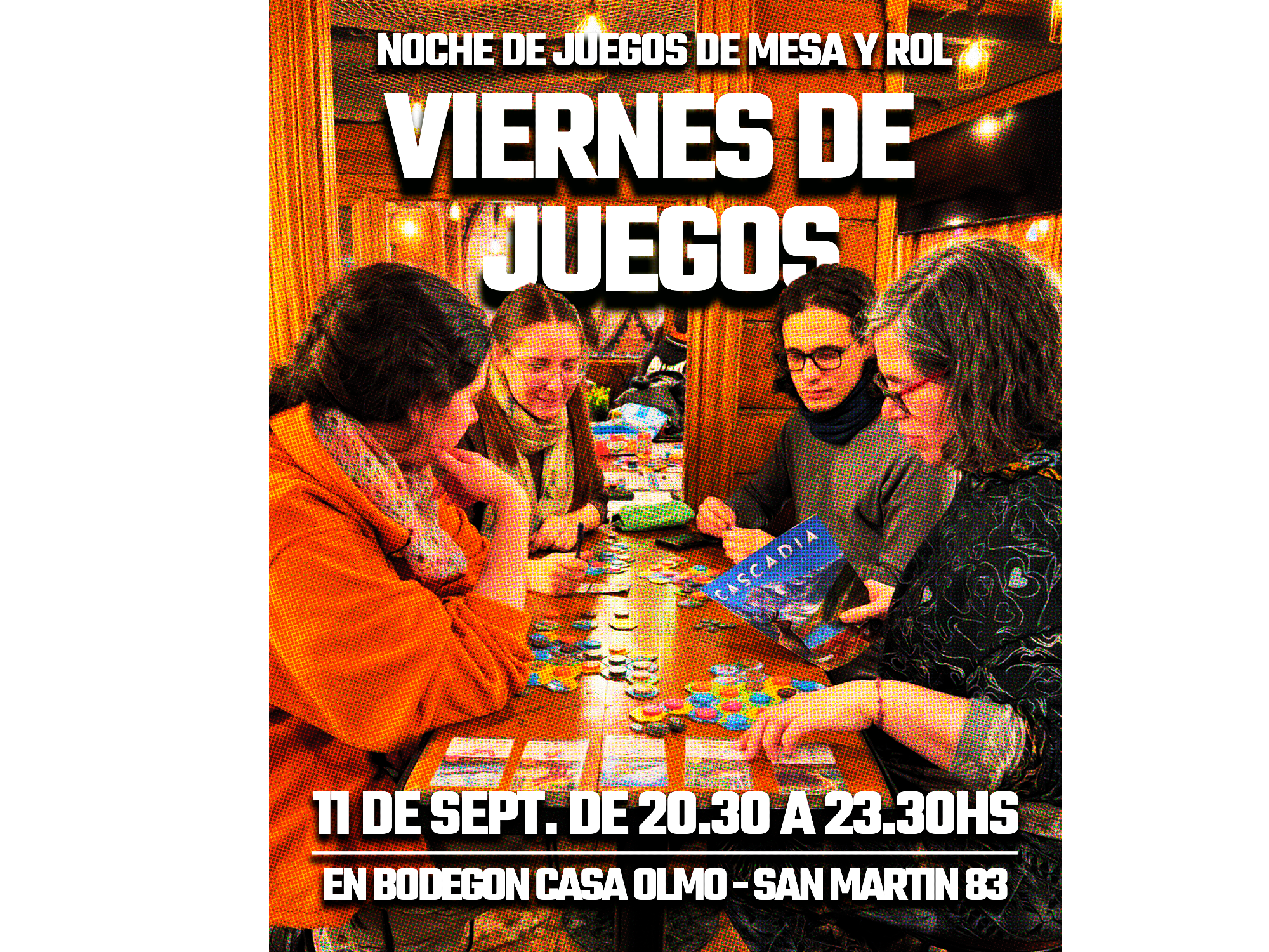 Noche de Juegos de mesa y Rol