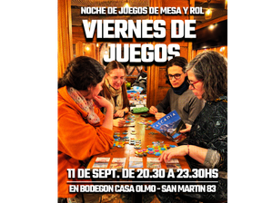 Noche de Juegos de mesa y Rol de Ushuaia Ludica