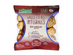 Galletas integrales de semilla y avena 180gr