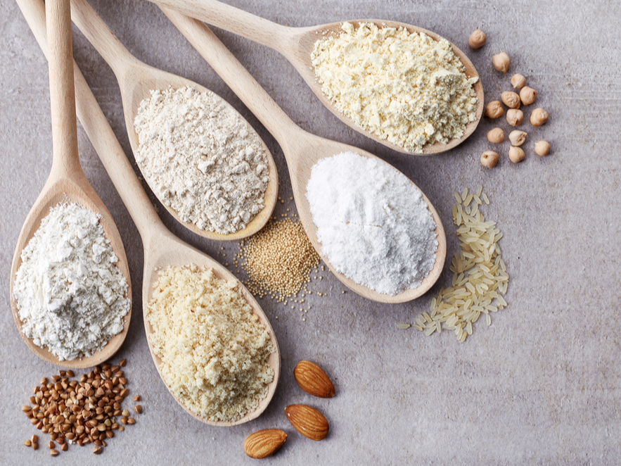 Harina de algarroba tostada