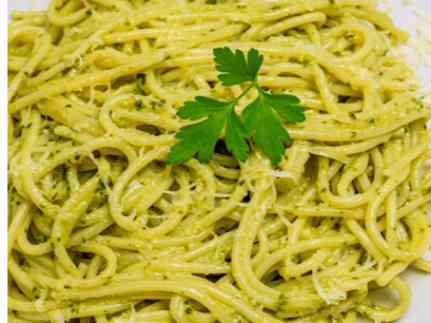 FIDEOS AL PESTO