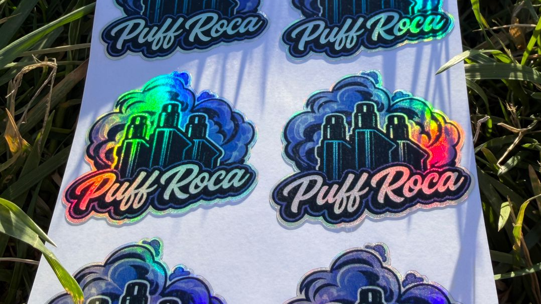 STICKER PUFF ROCA