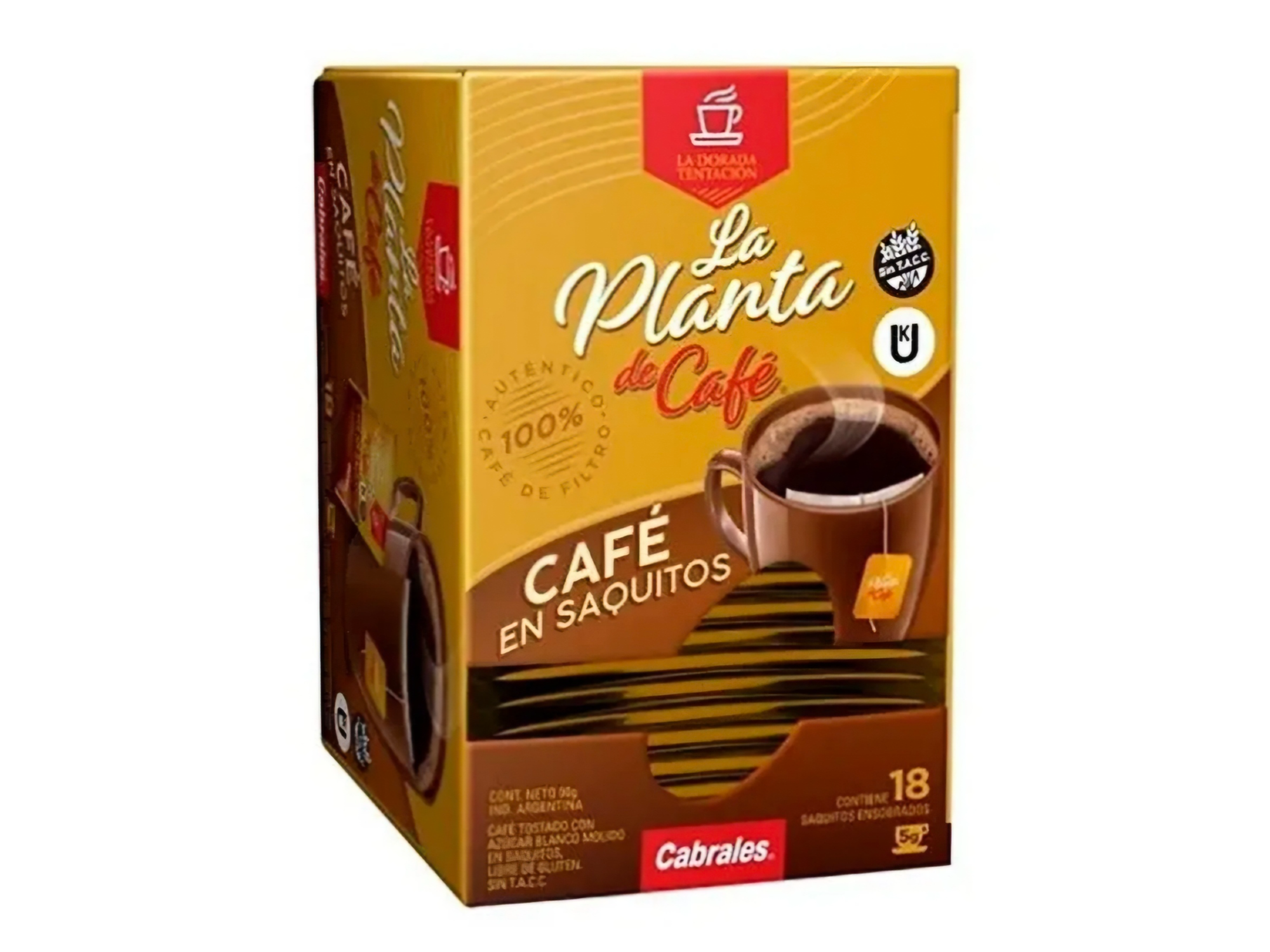 La Planta de Café en saquitos 18 x 5 gr