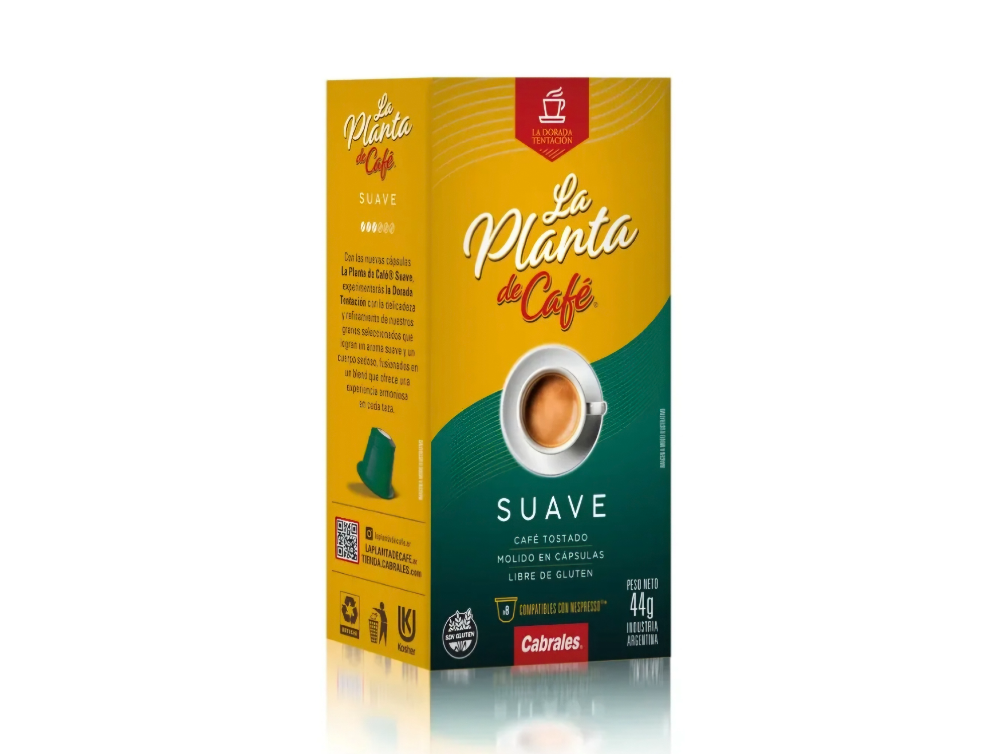 Capsula La Planta de Café Nespresso Suave x 8u