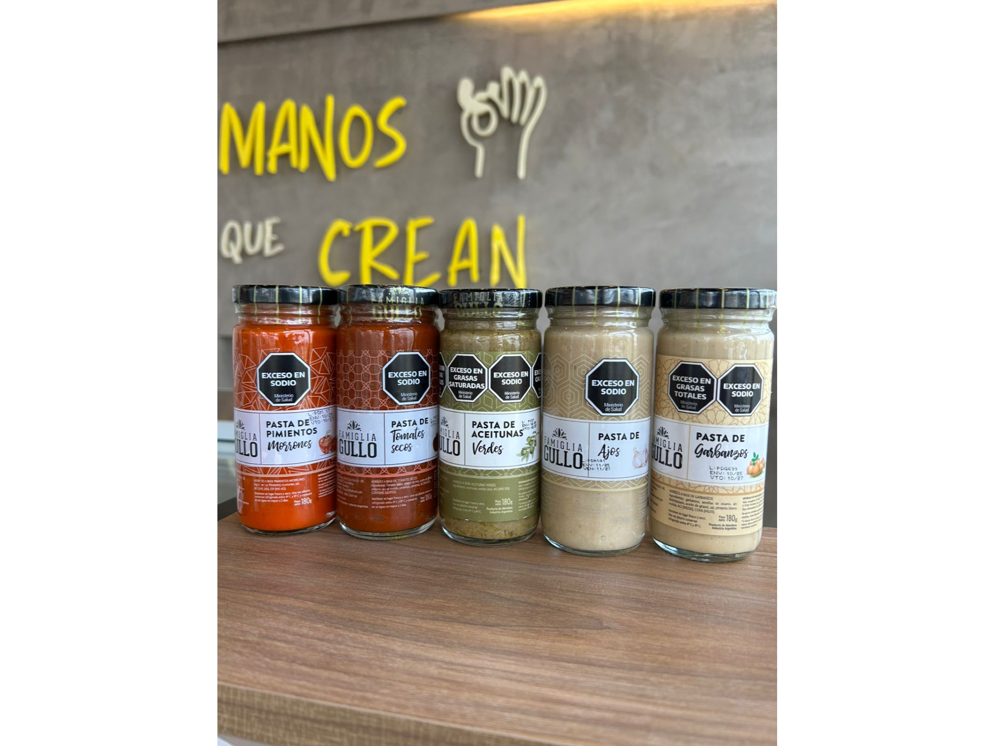 Pastas vegetales Famiglia Gullo