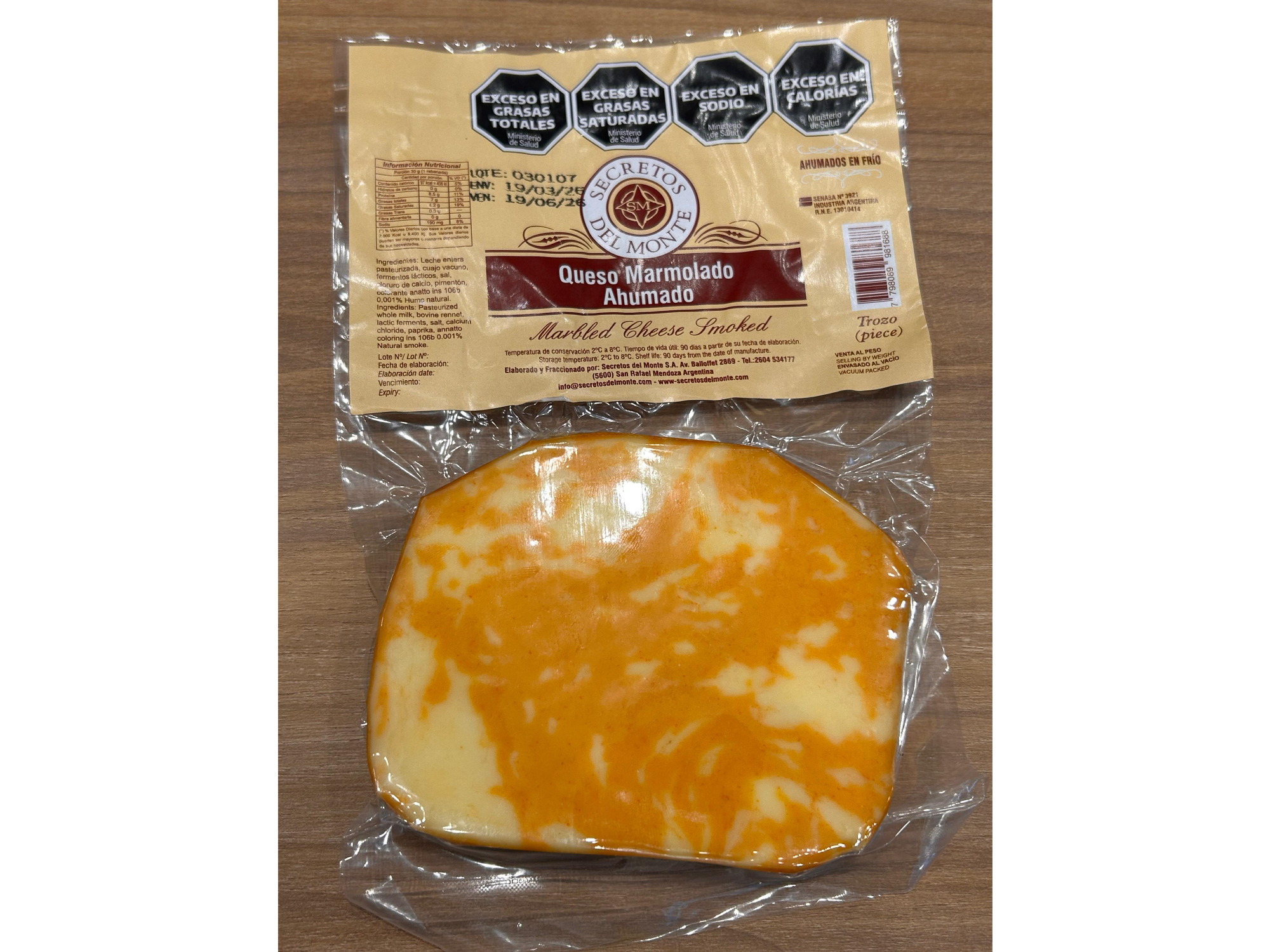 Queso Marmolado Ahumado